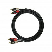 CA1064: 3FT TO 50FT, GOLD RCA AUDIO CABLE, 2 RCA TO 2 RCA