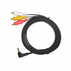 CA1076: 3FT -12FT, GOLD 3RCA PLUG TO 3.5mm ST