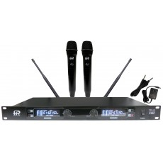 PPA61: 2-Channel 60M UHF Wireless Microphone Digital Display