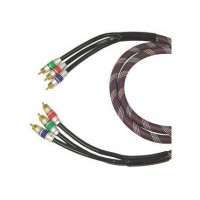 PRO2006-1.8M: DVD COMPONENT VIDEO CABLE 3 RCA MALE TO 3 RCA MALE