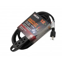 CA1032-12: 12FT, 3 Outlet Extension Cord cETL Listed 