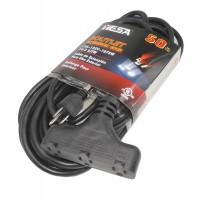 CA1033-50: 50FT, 3 Outlet Extension Cord, cUL Listed
