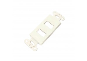 CAT504-HDMI: 2 Ports Keystone decora insert plate for HDMI 