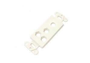 CAT504-S3C: 4 Ports Decora Insert Plate 