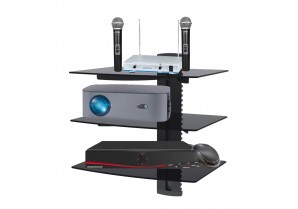 PPA049-03: Triple Shelve Wall Mount for Home Hi-Fi systems