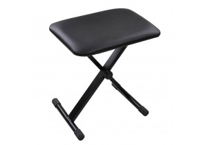 PS-040: Piano Keyboard Bench Leather Seat | Black